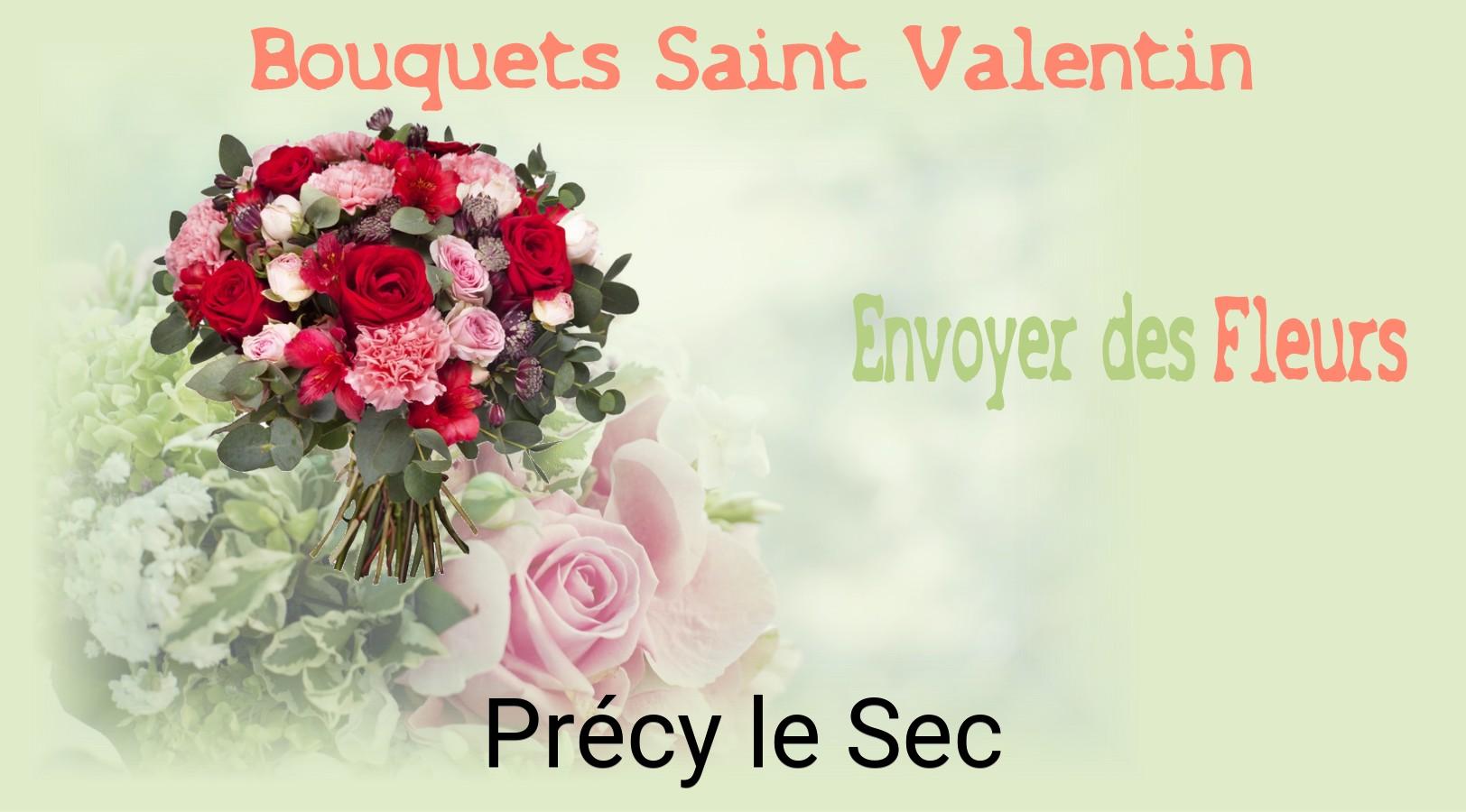 Roses de Saint-Valentin livrées à Précy-le-Sec